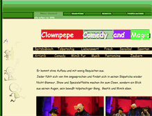 Tablet Screenshot of clownpepe.de